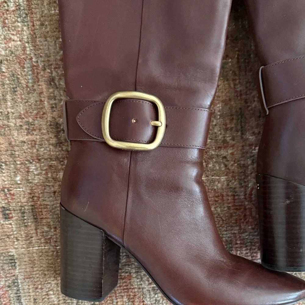 Coach Leather Riding Boots - Picture 6 of 8